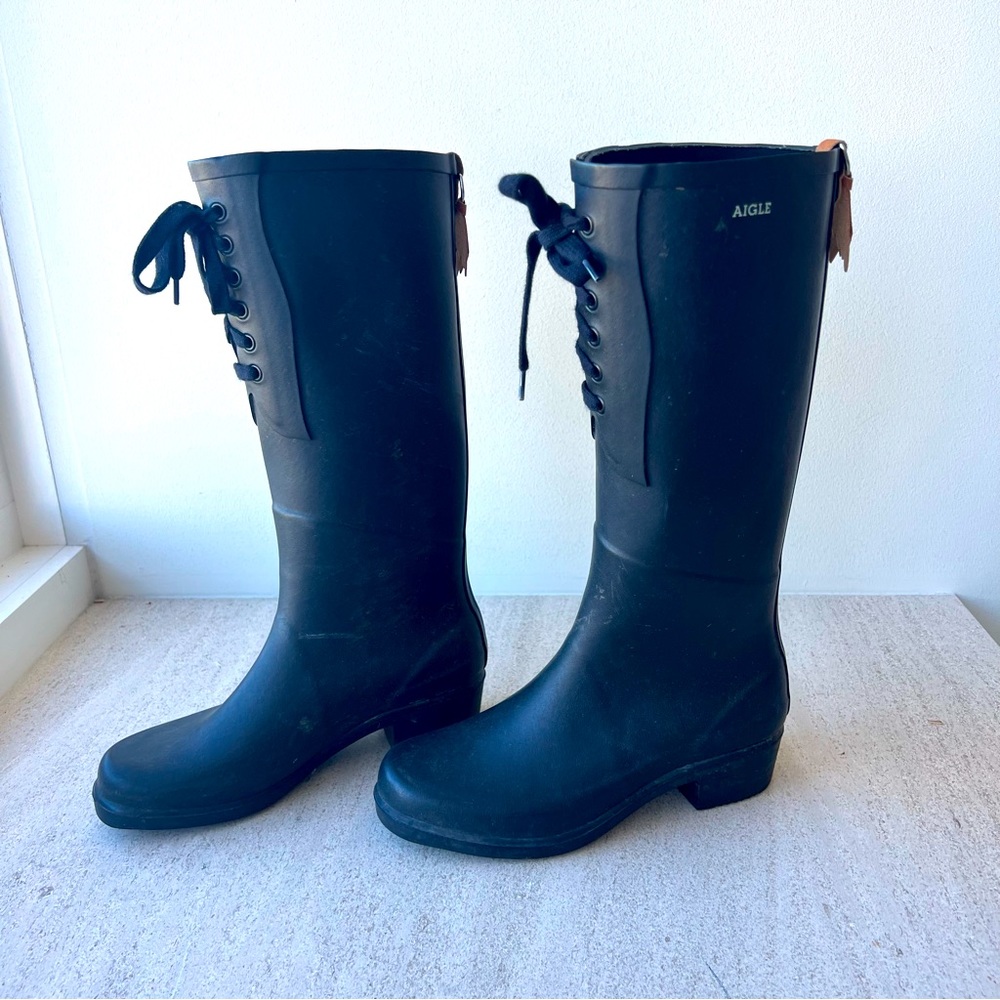 Aigle rain boots